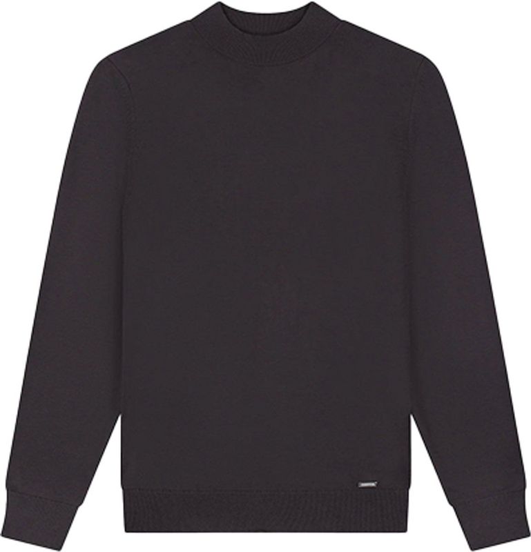 Malelions - Knitted Mockneck Sweater - Mulch Brown - Gebreide Trui