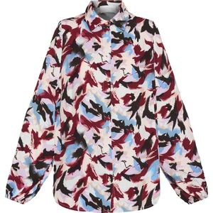 SISTERS POINT Ebbey-sh57 Dames Blouse - Port/Blue - Maat S