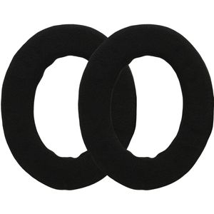 kwmobile 2x fluwelen oorkussens geschikt voor Sennheiser HD 490 Pro koptelefoons - Kussens voor over-ear-koptelefoon in zwart