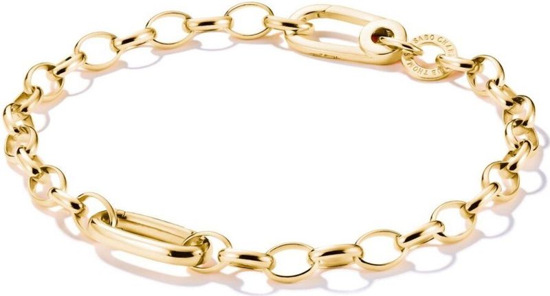 Thomas Sabo - Charm Club - Charm-armband - Geel Goud - 15 cm
