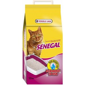 Versele-Laga Senegal Roomwitte Kleikorrels - Kattenbakvulling - 12 l