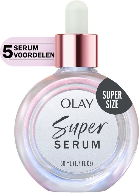 Olay Super Serum - Hydraterend Gezichtsserum met Vitamine C & E & Niacinamide - 50ML
