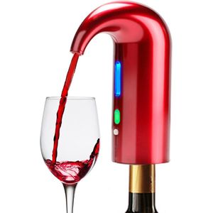 Wijnbeluchter Elektrisch - Draagbare One-Touch Wijnkaraf En Wijndispenser Pomp Voor Rode En Witte Wijn - Multi-Smart Automatische Wijnoxideator Dispenser, USB Oplaadbare Tuit Giet