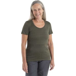 Icebreaker 150 Tech Lite Ii Herenga Merino T-shirt Met Korte Mouwen Groen S Vrouw