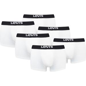 BOXERS 6-pack Levi's Solid Basic herenboxershorts, gemaakt van biologisch katoen