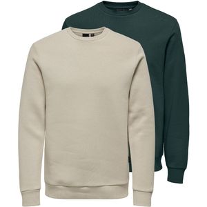 Only & Sons Heren sweatshirt 2 pack Ceres