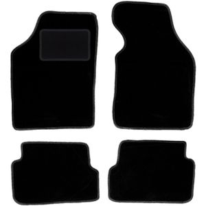 Zwarte veloursmatten voor: Toyota RAV4 II FL 3-deurs (2003-2005)