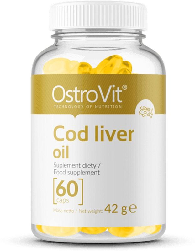 OstroVit - Levertraan - 60 Caps - Omega 3 - Vitamine A en D
