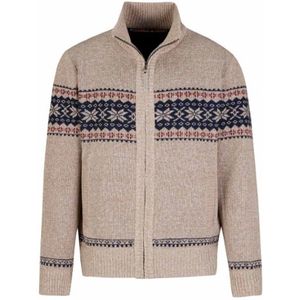 BJØRNSON Hoyt Scandinavisch Gebreid Vest Heren - Teddy - Maat XL - Beige