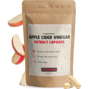 Cupplement - Appelazijn - 60 Capsules - 500 mg - Hoog Gedoseerd - Superfood