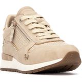 Refresh - 17295603 - Casual Schoenen - Beige - Plat - Veters en Ritssluiting