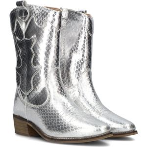 Wysh Winnie Cowboylaarzen - Western Laarzen - Meisjes - Zilver - Maat 34