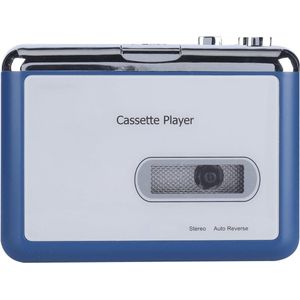Bluetooth Cassettespeler met Auto-reverse en Functieknoppen - Draadloze Muziekervaring