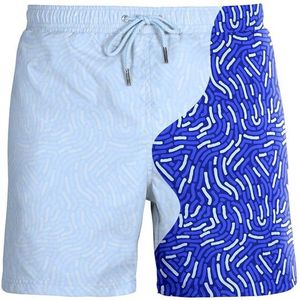 SEA'SONS - Zwembroek Jongens - Kleurveranderend - Sneldrogend - Blauw - Maat 146 (SEASONS - Kleur veranderend)