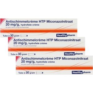 Healthypharm Miconazolnitraat 20mg - 3 x 30 gr