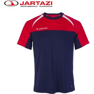 Polo Toronto Jartazi, navy blauw/rood, maat XL (non-iron, sneldrogend !)
