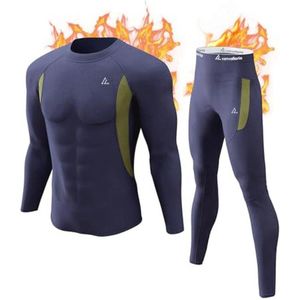Ultrazachte Thermo-ondergoed voor Heren - Fleece Gevoerd en Ademend voor Koude Winterdagen