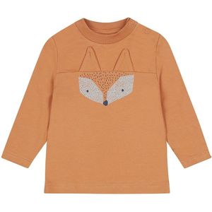 Dirkje jongens longsleeve Faded cognac - 05 Boys woodland