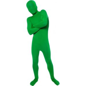 Morphsuits™ Partysuit Kids Green - SecondSkin - Verkleedkleding - 91/104 cm