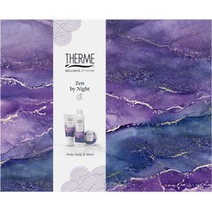 Therme Zen by Night Foaming Shower Gel + Shower Scrub + Body Butter Geschenkset