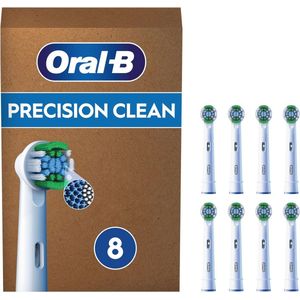 Precision Clean Opzetborstels - 8 Stuks - Wit - Geschikt Voor Tandenborstels
