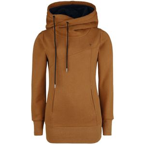 Forplay Adele Dames Trui met capuchon - oker - M