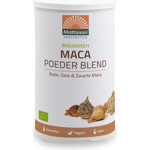Mattisson - Biologische Maca Blend - rood, geel & zwart - 300 g
