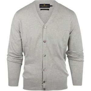 Steppin' Out Vest Cotton Cashmere Melange Grijs - Maat 3XL - Heren