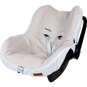 Baby's Only Baby autostoelhoes 0+ Classic - Hoes voor autostoel groep 0+ - Geschikt voor Maxi-Cosi - Poederblauw - Geschikt voor 3-puntsgordel