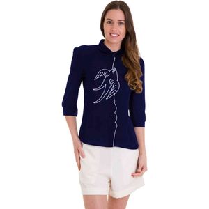 Dancing Days - FREE AS A BIRD Blouse - 2XL - Blauw