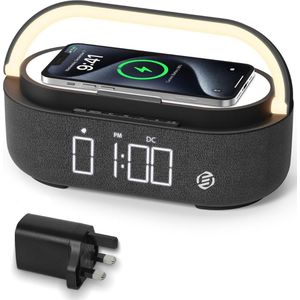 Equivera Wekkerradio Op Netstroom - Klokradio - Wekkerradio - Klokradio Met Wekker - Wekkerradio Dab - Wekker Dab Radio