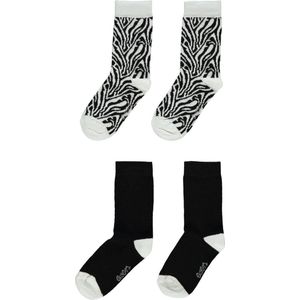 Ewers 2 paar sokken maat 27/30 zwart/wit