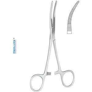MEDLUXY® - Pean Arterieklem - Gebogen - 24 cm (Klemschaar, Hemostatic Artery Forceps, EHBO, Verpleegkunde, Medische Schaar)