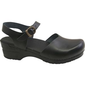 Sanita Clogs Damen Sandale Original-Sansi Sandal Black-37