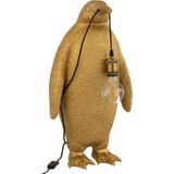 J-Line tafellamp Pinguïn - polyresin - goud - large