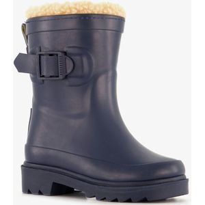 XQ Footwear - Gevoerde Kinder Regenlaarzen - Donkerblauw - 100% Stof- en Waterdicht