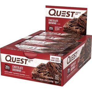 Quest Nutrition Quest Bar - Eiwitreep - 1 doos (12 eiwitrepen) - Chocolade Brownie