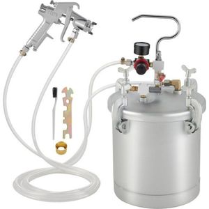 Happyment Verfspuit - Professioneel - Grijs - 10L - Geschikt voor binnen en buiten