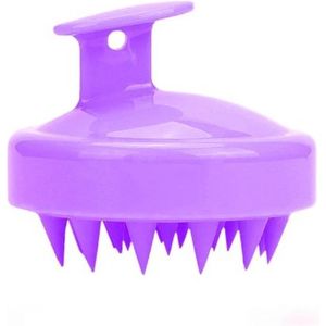 Go Go Gadget - Haarborstel - Massageborstel - Anti-roos - Haargroei - Rond - Siliconen - Scalp Massager - Paars