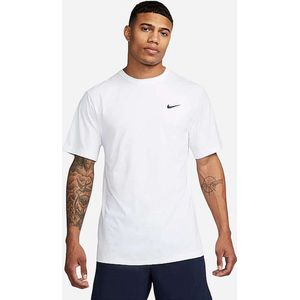 Nike Swim Nike Essential - Short sleeve hydroguard Heren Zwemshirt - White - Maat XL