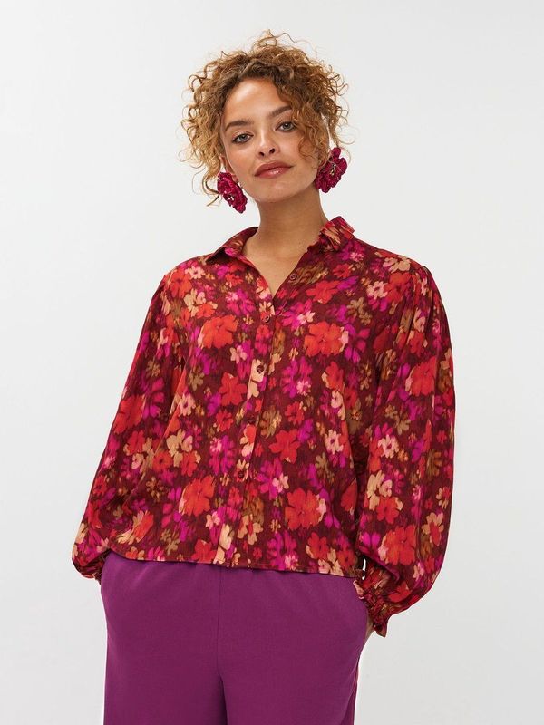 Ydence - Blouse Alyssa - Rood - Dames