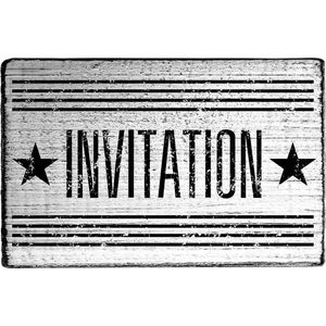 Colop vintage stempel-Invitation-Uitnodiging-Stempelen-Kaarten maken-Scrapbook-Knutselen-Hobby-DIY -Stempels-Creative hobby