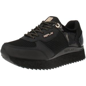 Replay Penny Simply GWS63 C0161S - Damestrainers - 003-Zwart