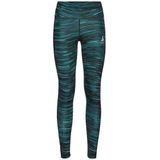 Odlo Zeroweight Print Reflective Leggings Groen XS Vrouw
