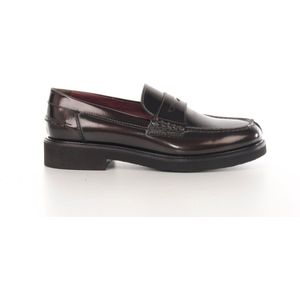 Maury dames loafer Ostuni gepolierd leder bruin