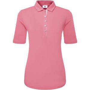 FootJoy Half-Sleeve Solid Pique Dames Roze