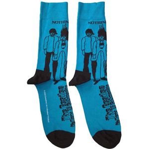 The Beatles - Sub & Band Outlines Sokken - Blauw