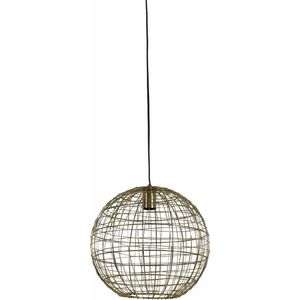 Light & Living Hanglamp Mirana - Goud - Ø35cm - Modern - Hanglampen Eetkamer, Slaapkamer, Woonkamer