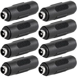 8 Stuks DC 55x21 mm Vrouwelijk naar Vrouwelijk Stroom Stopcontact Connector Adapter voor CCTV