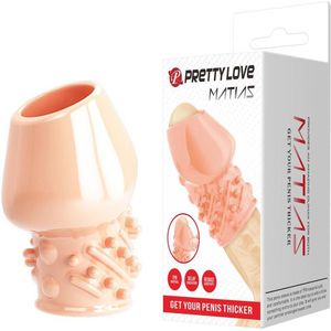 PRETTY LOVE MALE | Pretty Love - Matias Penis Thicker Flesh | Penis Sleeve | Seksspeeltjes | Sex Toys voor Mannen | Sex Toys voor Koppels
